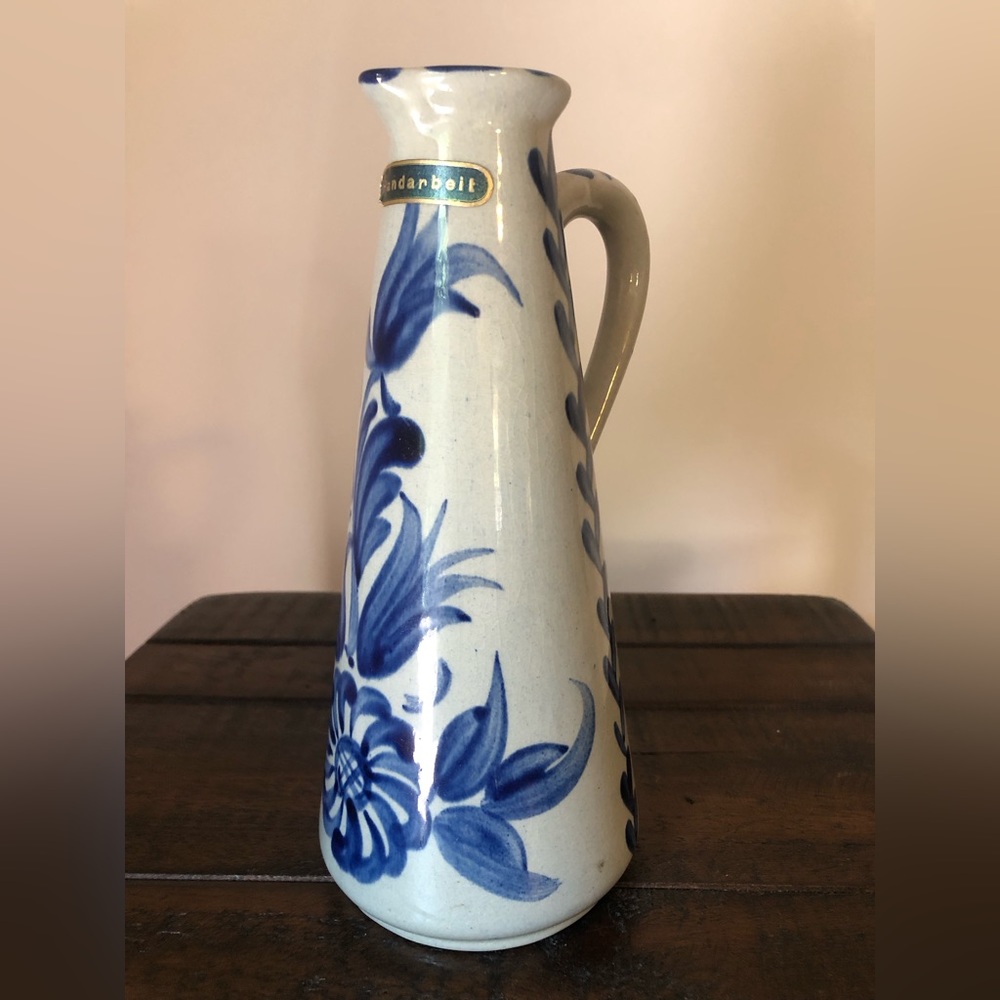 Beautiful Handerbeit pitcher/ vase I. Great used condition.